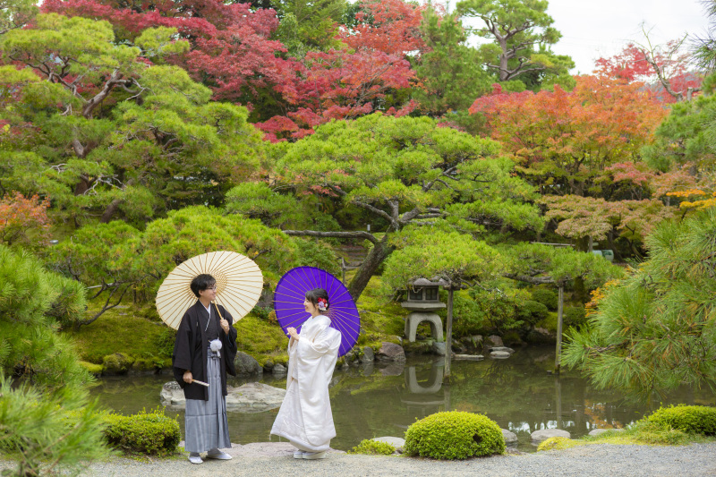 庭園内をお散歩