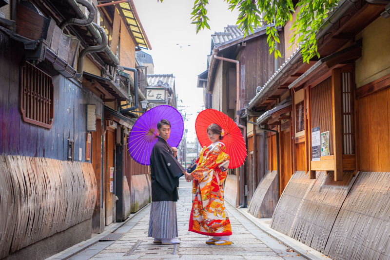 巽橋奥の町屋前