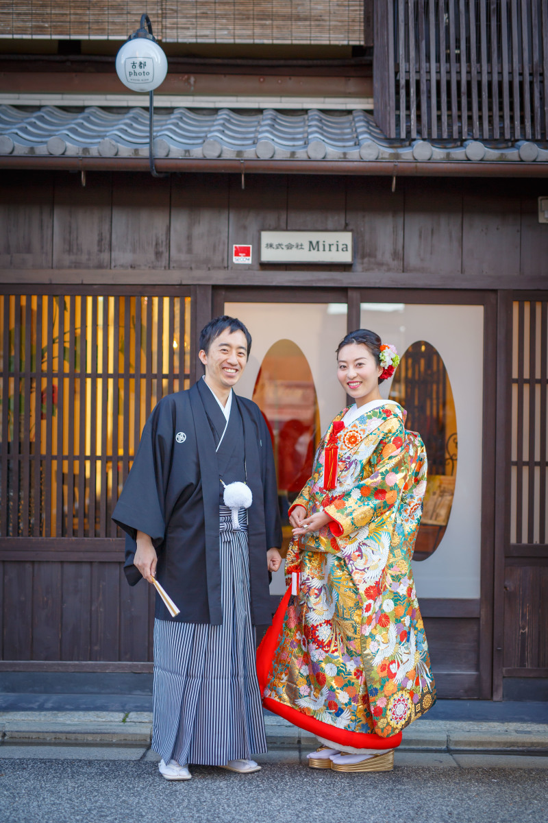 お店の前で記念撮影