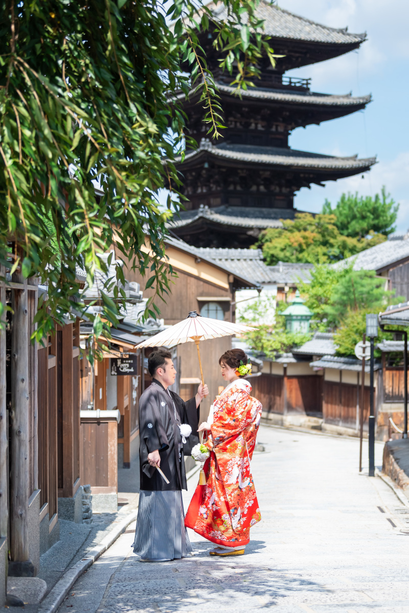 八坂の塔付近へ!