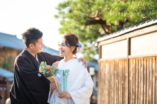 白無垢でコーディネート