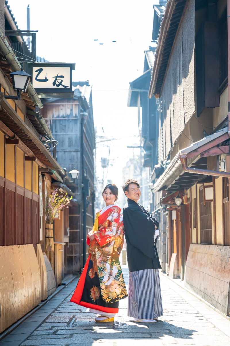 巽橋奥の町家でもパシャリ