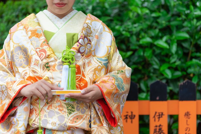 色打掛と色掛下