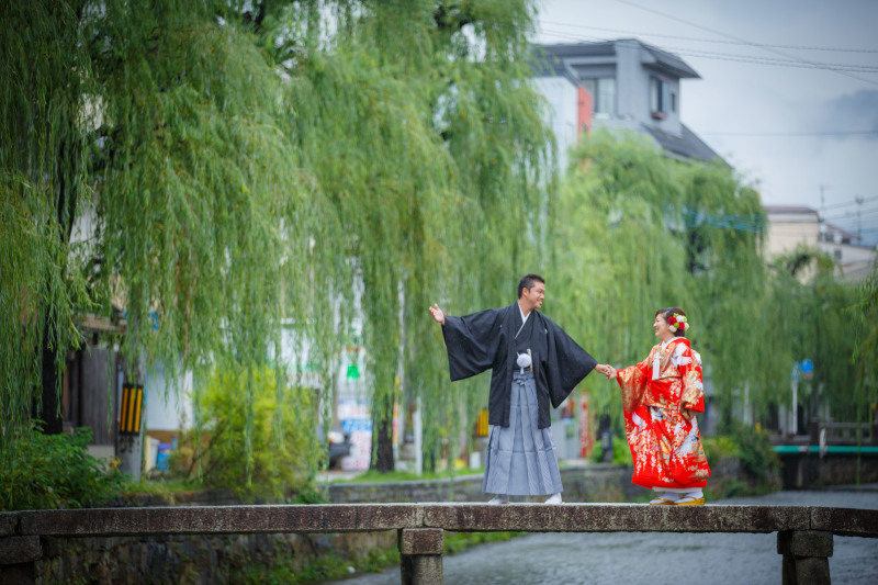 一本橋で・・・