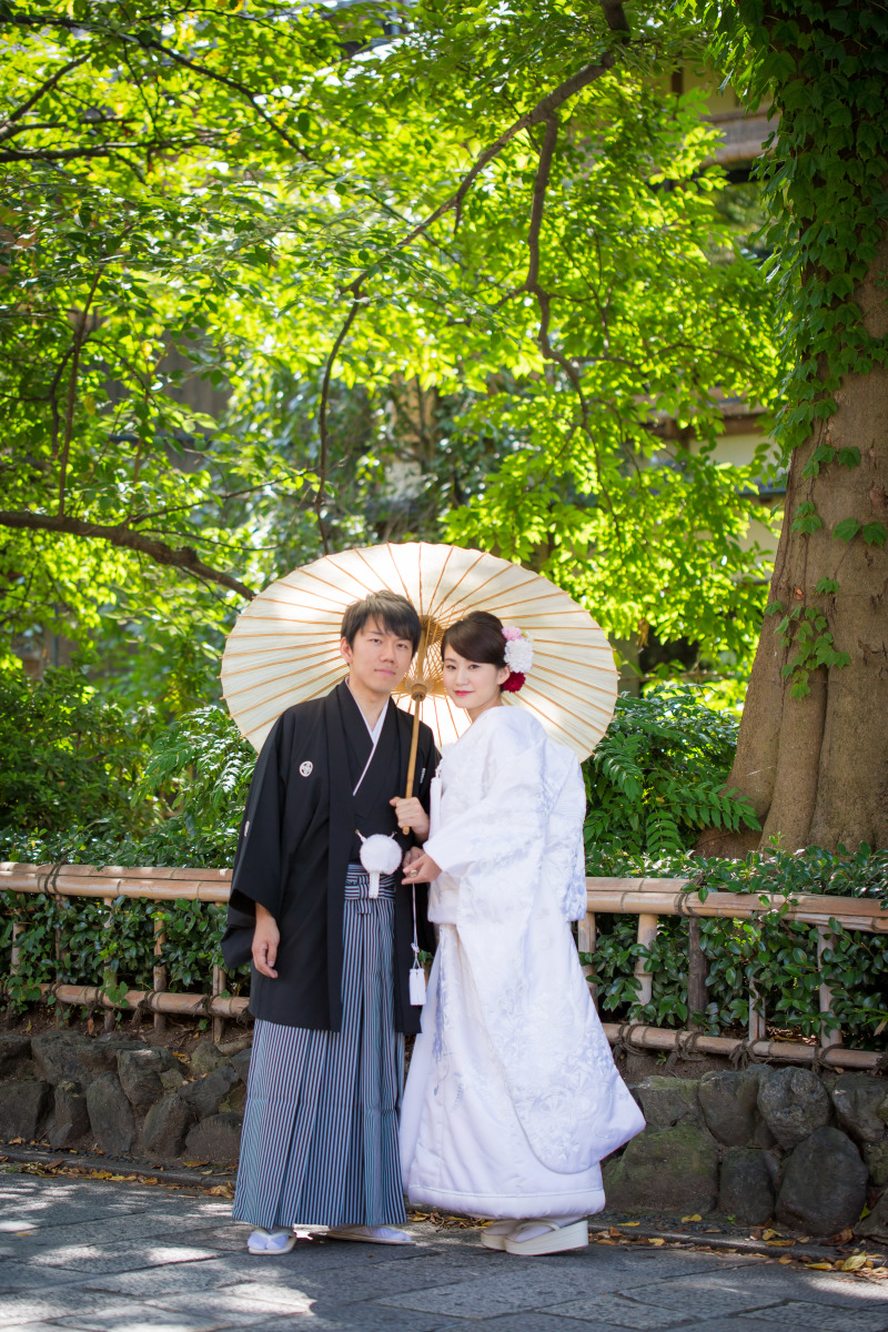 和傘を使ったショット☆