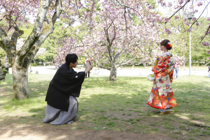 新婦様を激写する新郎様