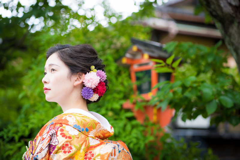 新婦様のソロショット