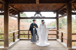 雨でより美しい東福寺