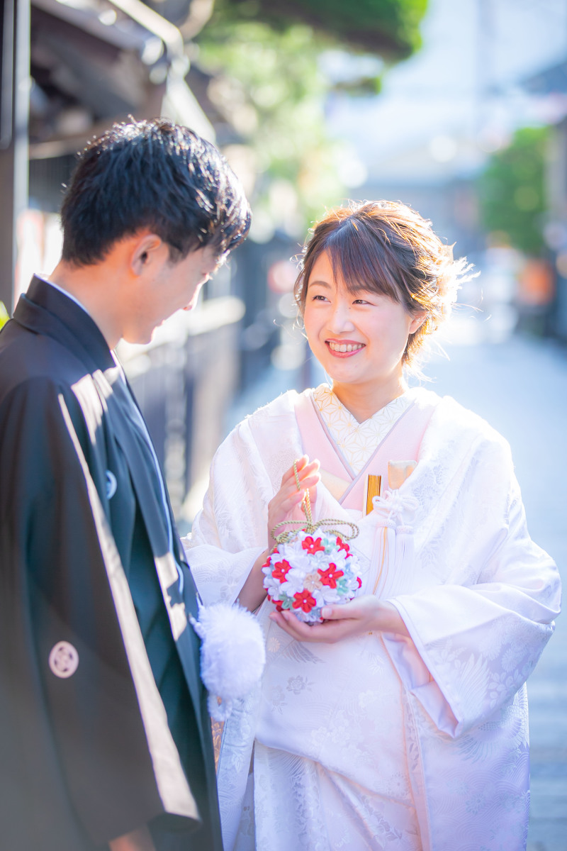 和ブーケが可愛い