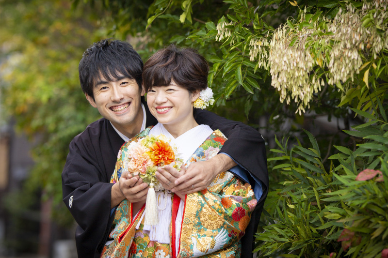 にっこり笑顔で!