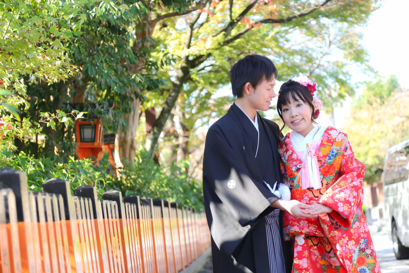 新郎様が見守る中で