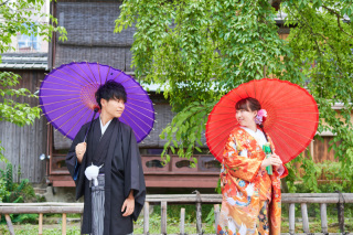 緑で溢れる祇園