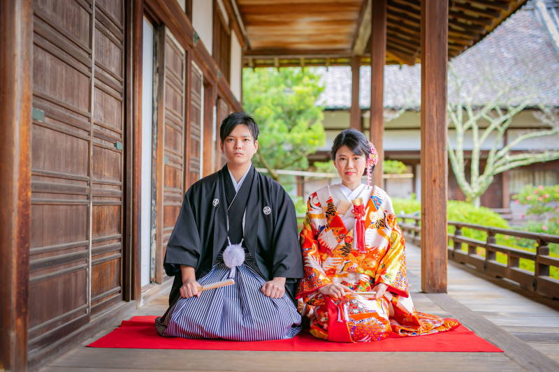 正座ショット。