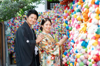 【八坂の塔&毘沙門堂】色打掛と白無垢 早秋の前撮り