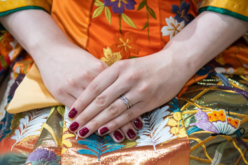 シックな色合い