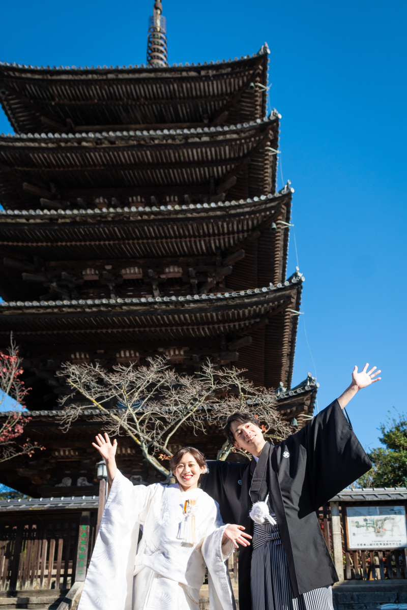 まずは八坂の塔で