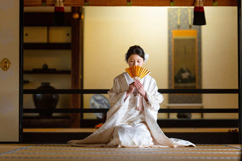 和室でソロショット