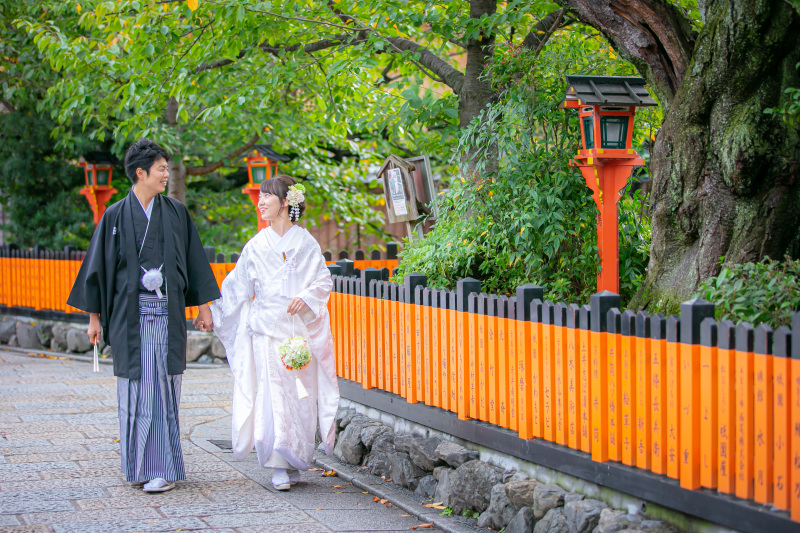 祇園で白無垢(*^^*)