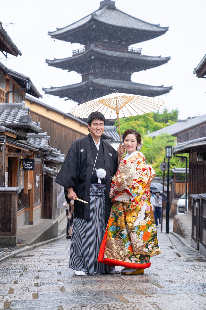 雨の撮影も素敵です(^_^)