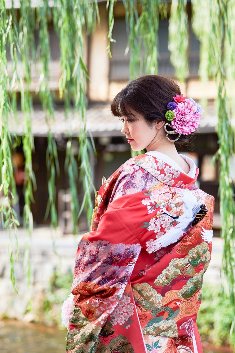 髪飾りもチェンジ