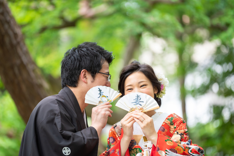 新婦様の目元が可愛い