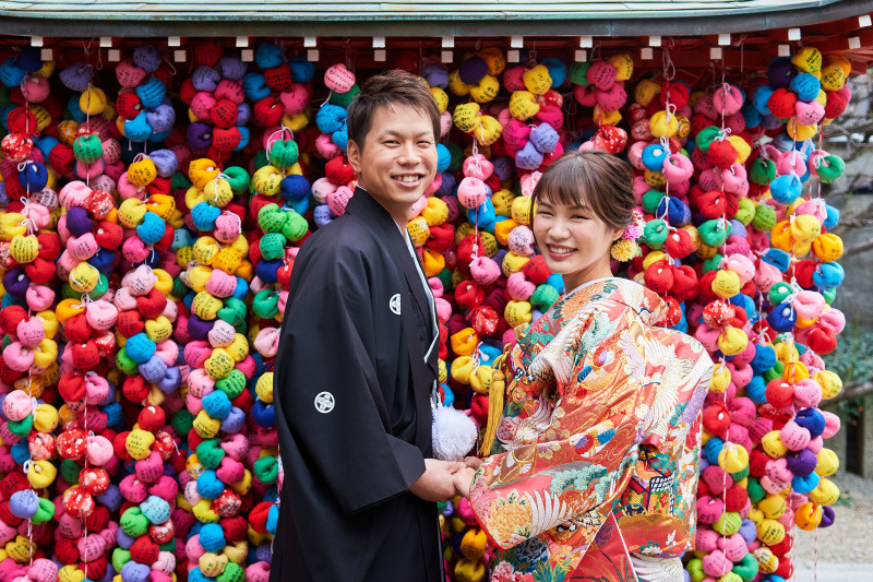 くくりざるをバックに☆