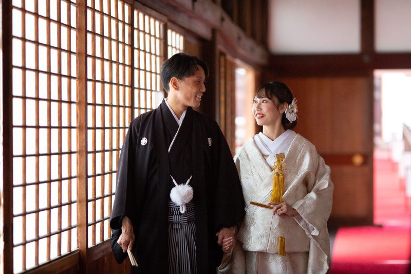 お二人の特別な瞬間を和装で演出