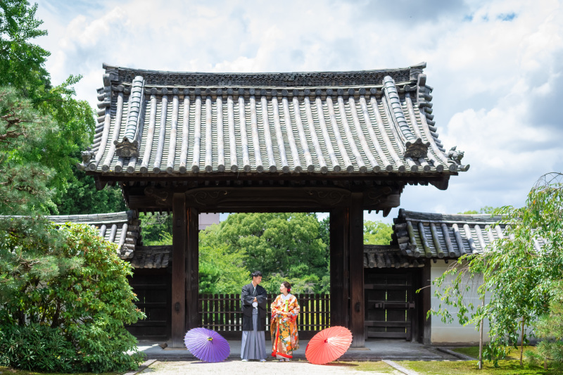 隋心院で撮影スタート☆