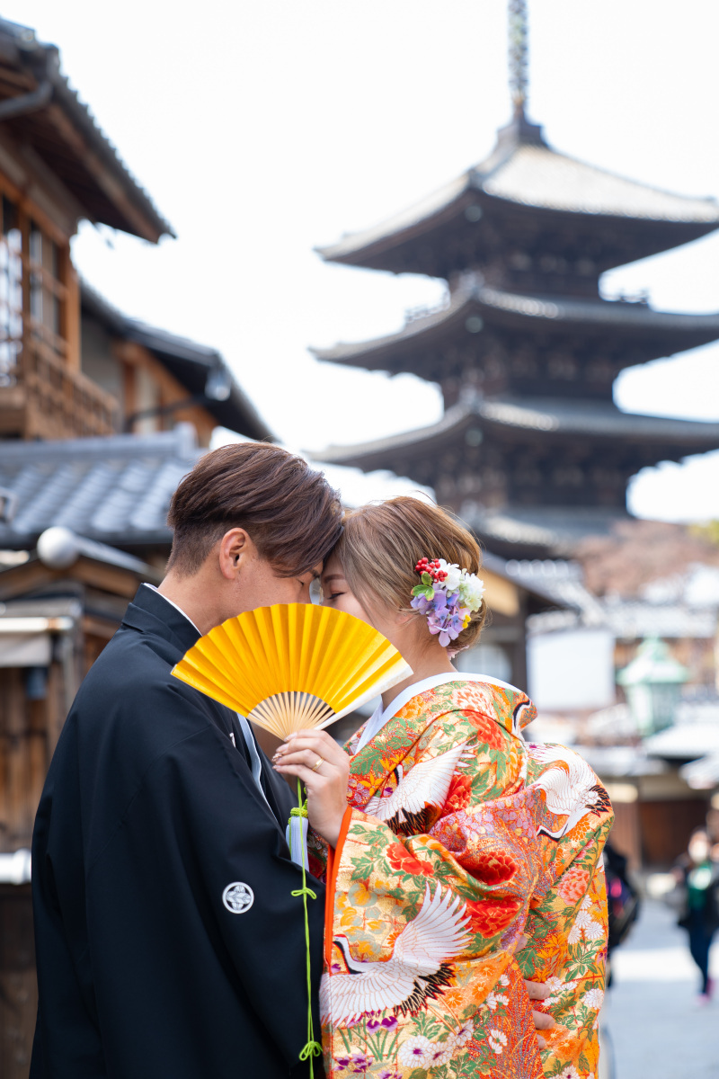 定番に美しいおでこ寄せのカット