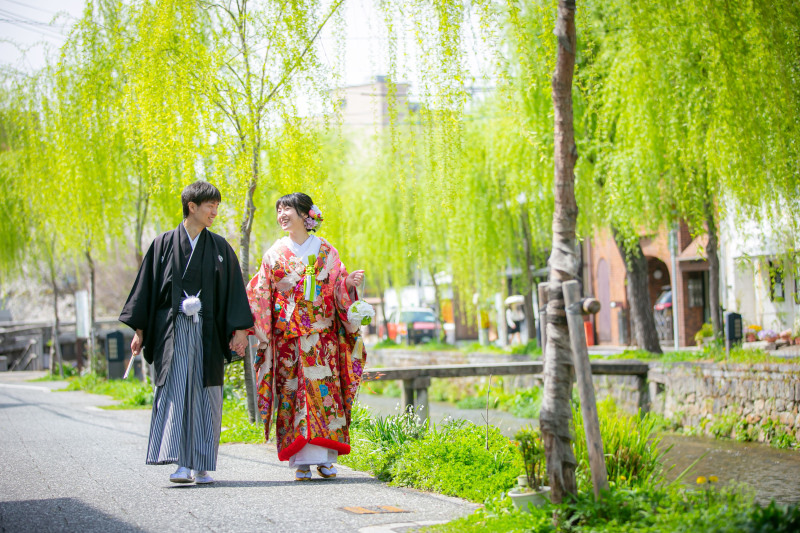 お喋りしながら…