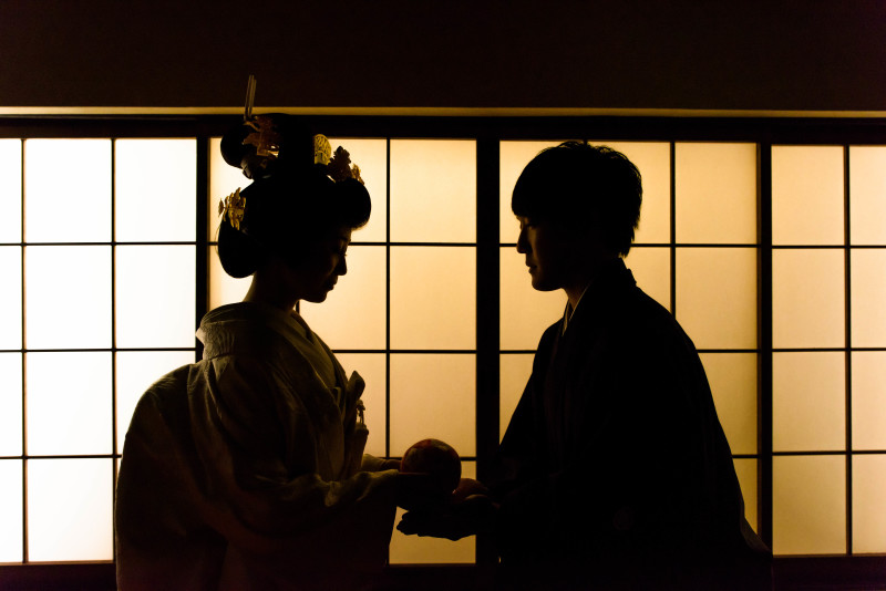 シルエット撮影