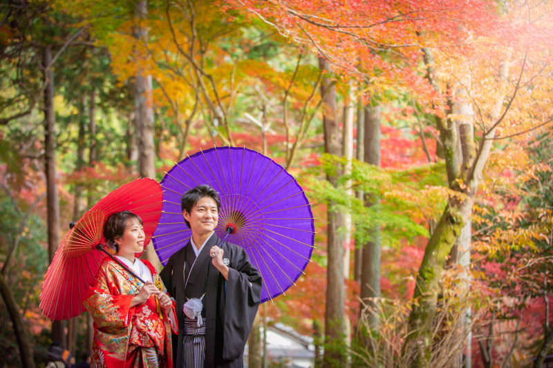 色鮮やかな毘沙門堂