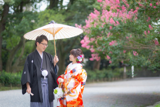 サルスベリが綺麗な夏。