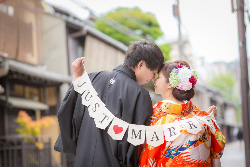 背中でガーランド