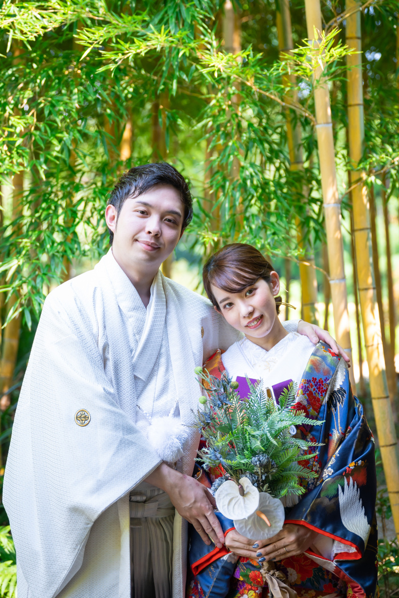 クラッチタイプのブーケ