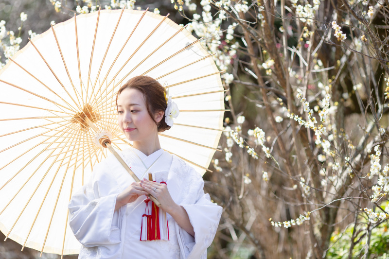 白に包まれた新婦様