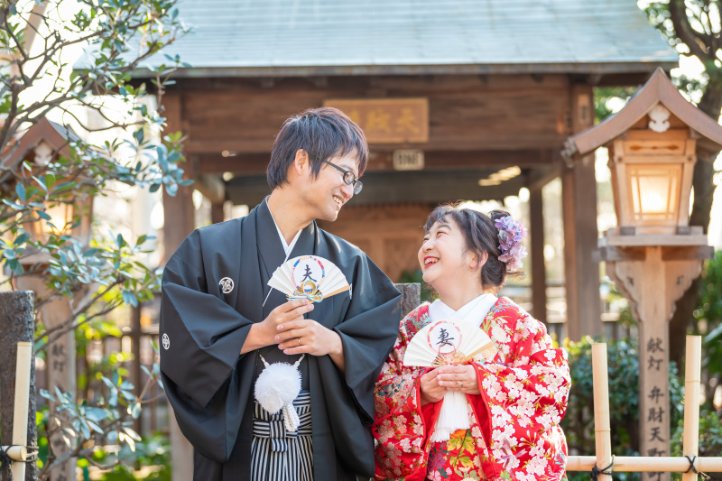 見上げる新婦様