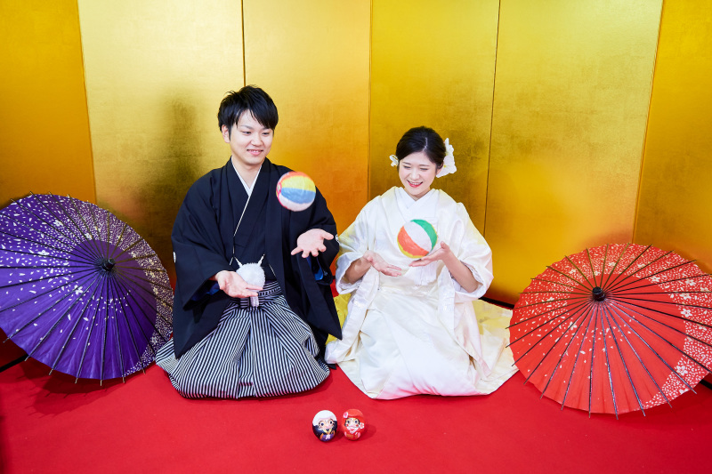 アイテムを使って。