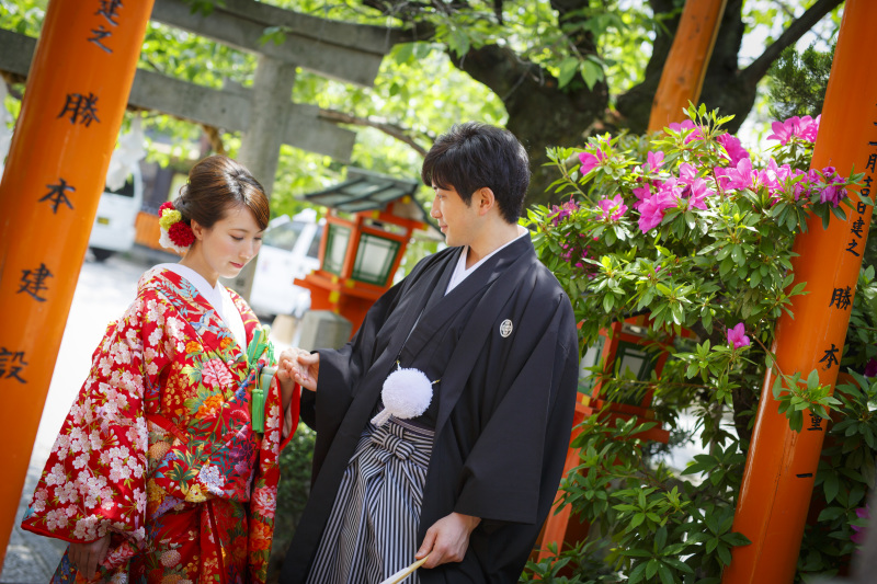 祇園の町並みで