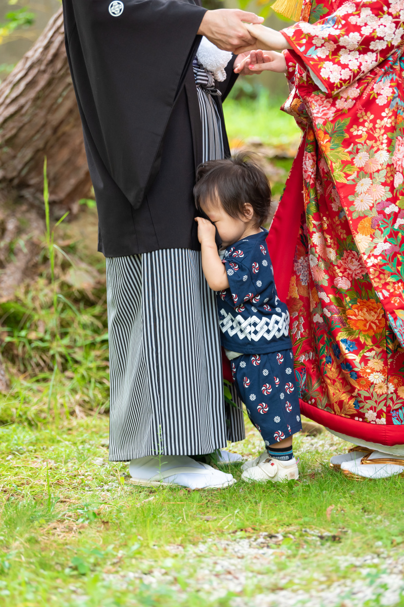 家族3人で撮影♪