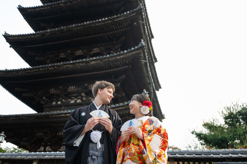 見つめあってにっこり