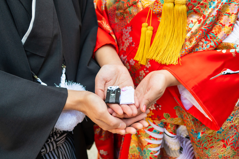 色打掛のファーストショット