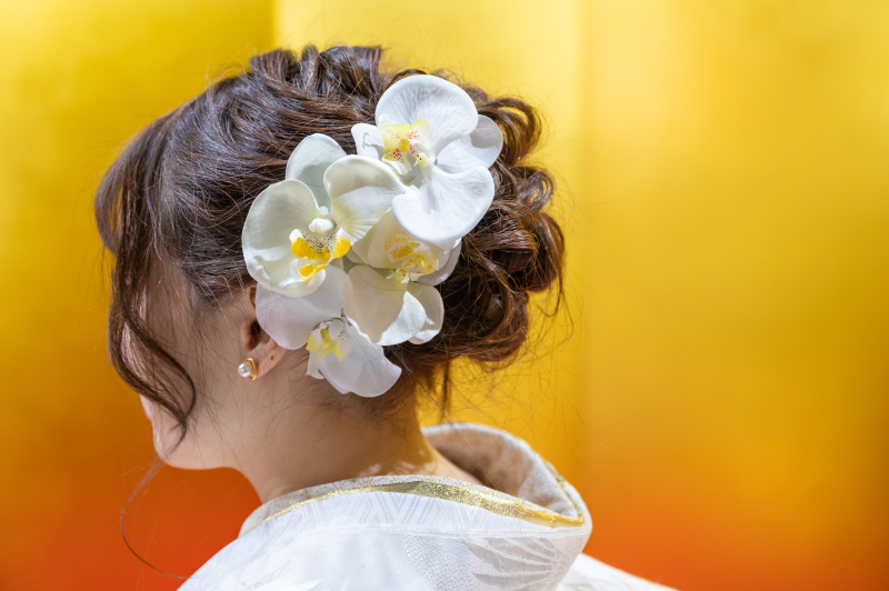 美しい髪飾り