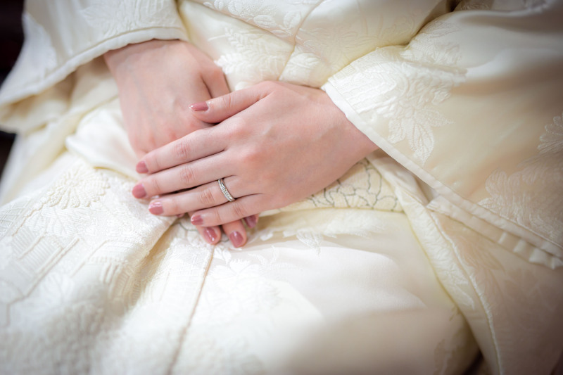 白無垢でロケ★