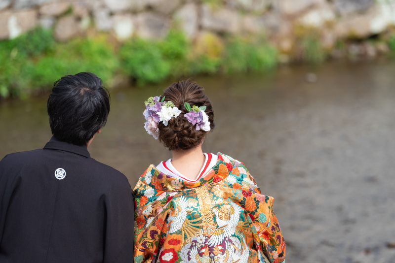 景色を楽しみながら…