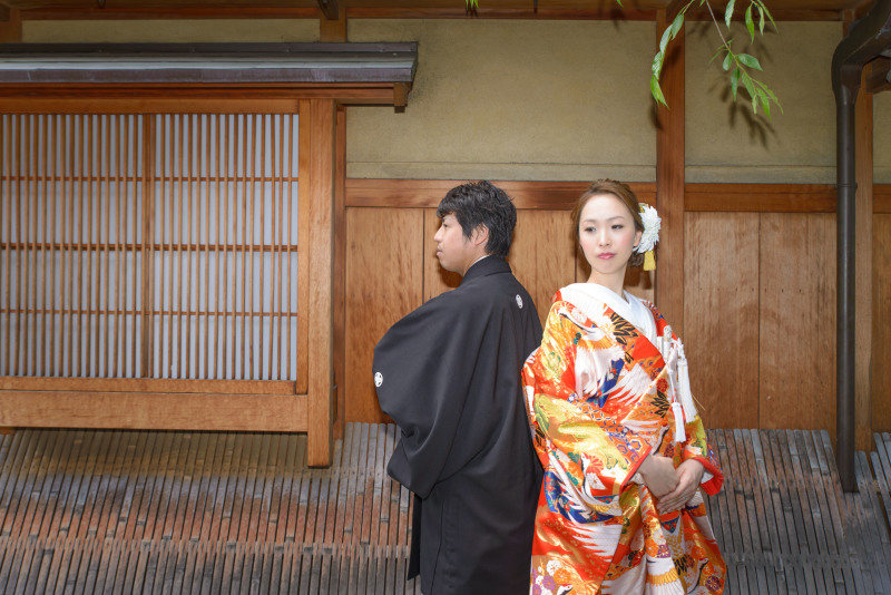 キリリとした新婦様