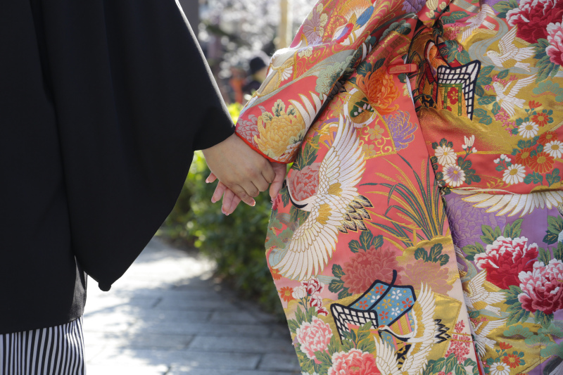 手つなぎショット❤