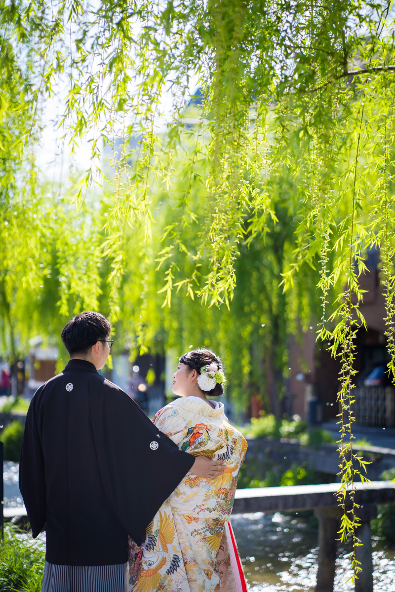 見つめ合う二人♡