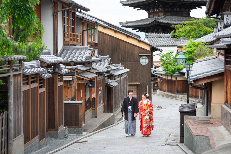 八坂・二人きり