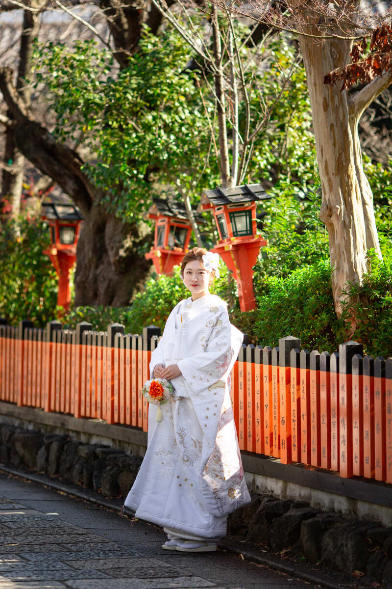 新作の白無垢で